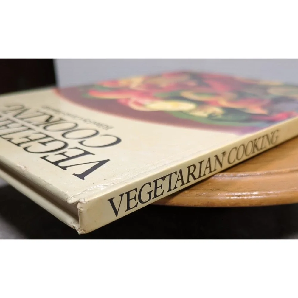 1980 Vegetarian Cooking Carole Handslip VTG‎ Hardcover 1st Edition Cookbook